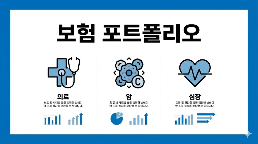 체계적인 보험 포트폴리오 구성을 위한 핵심 정보 인포그래픽