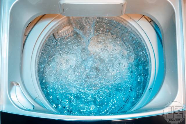 통돌이 세탁기 물온도 온수 40도,빨래 온도,헹굼물 온도
