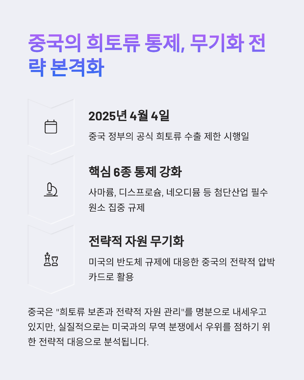 반도체 수출 규제와 희토류 관련주의 상관관계 완전정복