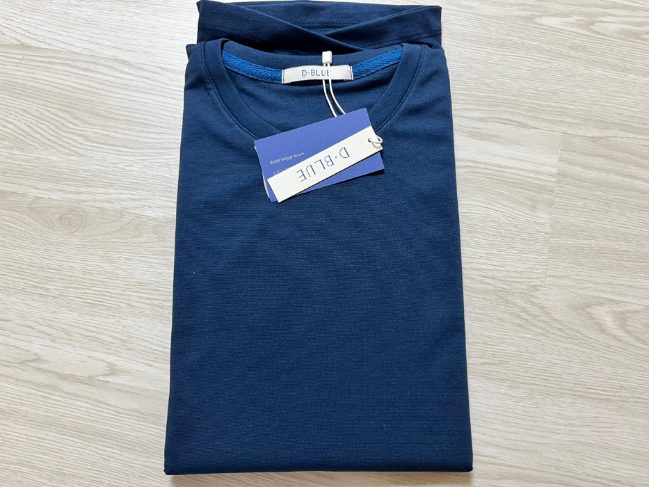 디블루 테일러드 크루넥 숏슬리브