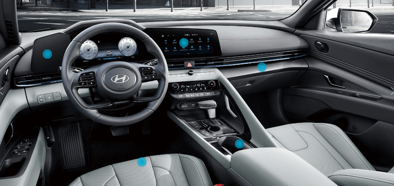 아반떼-내부
