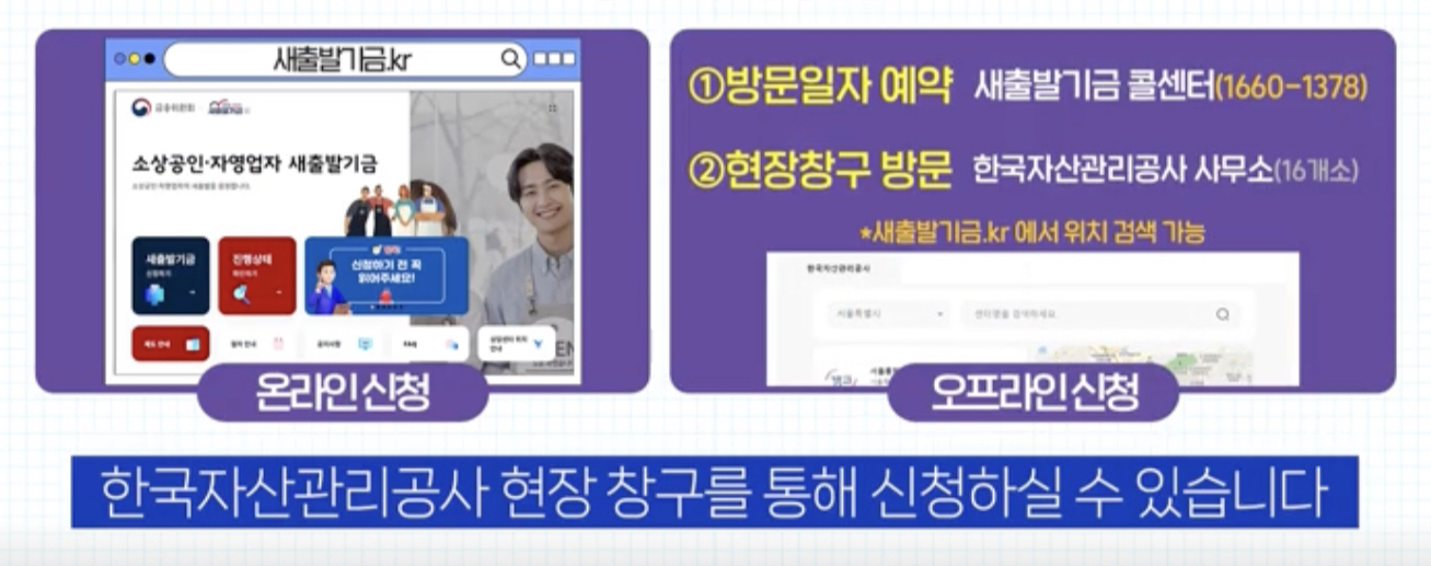 새출발기금 신청 안내