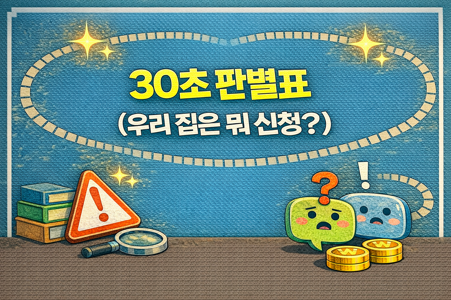 ‘우리 집은 뭘 신청해야 하지?’30초 판별표