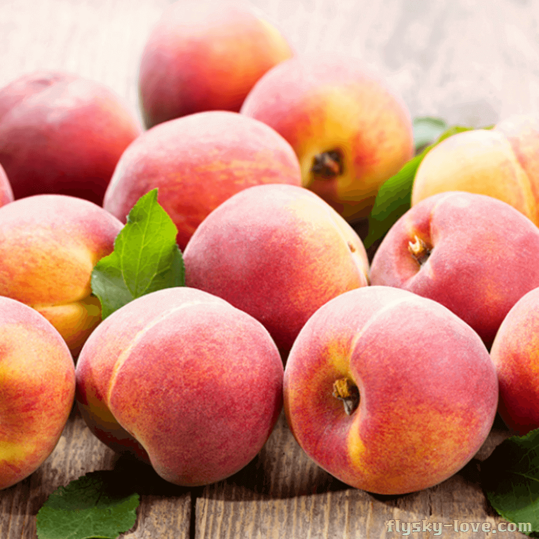 달콤한 황도 복숭아