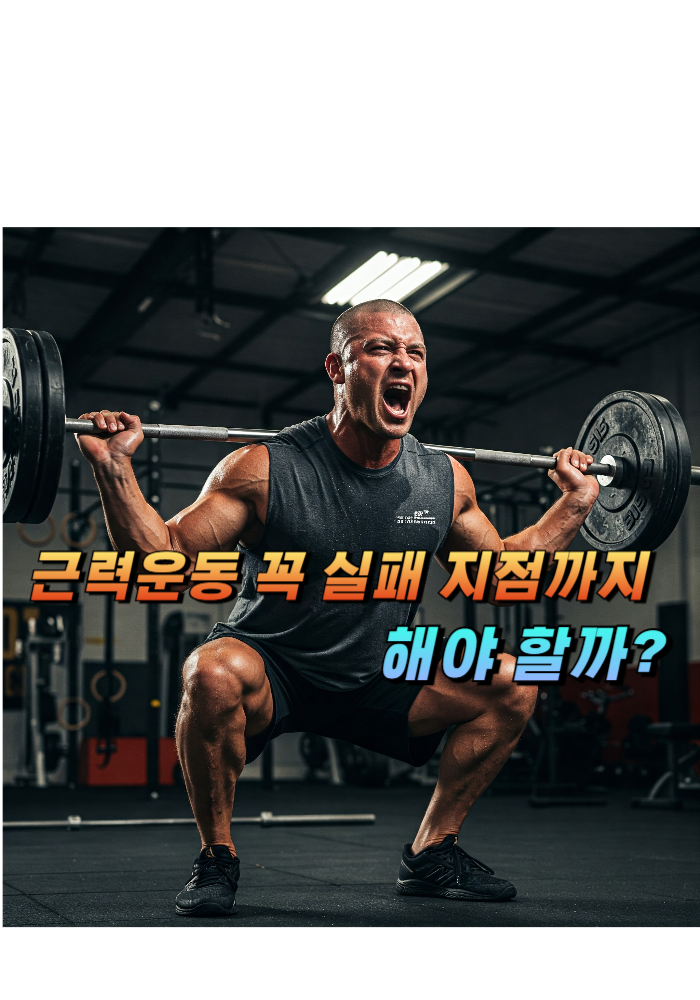 1.근력운동, 꼭 실패 지점까지 해야 할까?