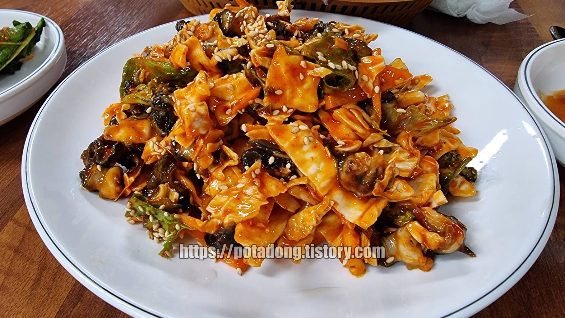 당진 맛집 신흥우렁이 전문식당 초무침