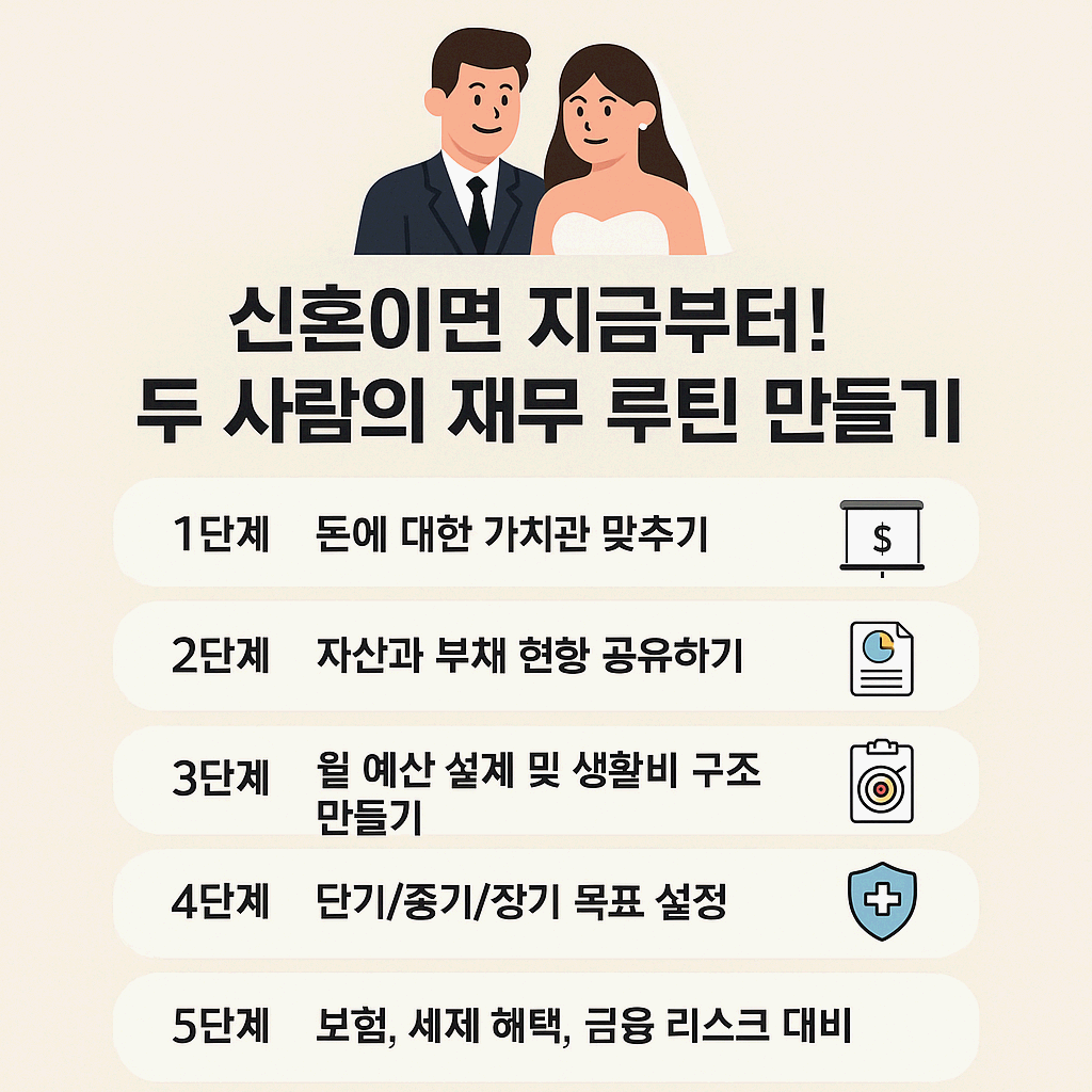 신혼부부를 위한 재무 계획 짜는 법