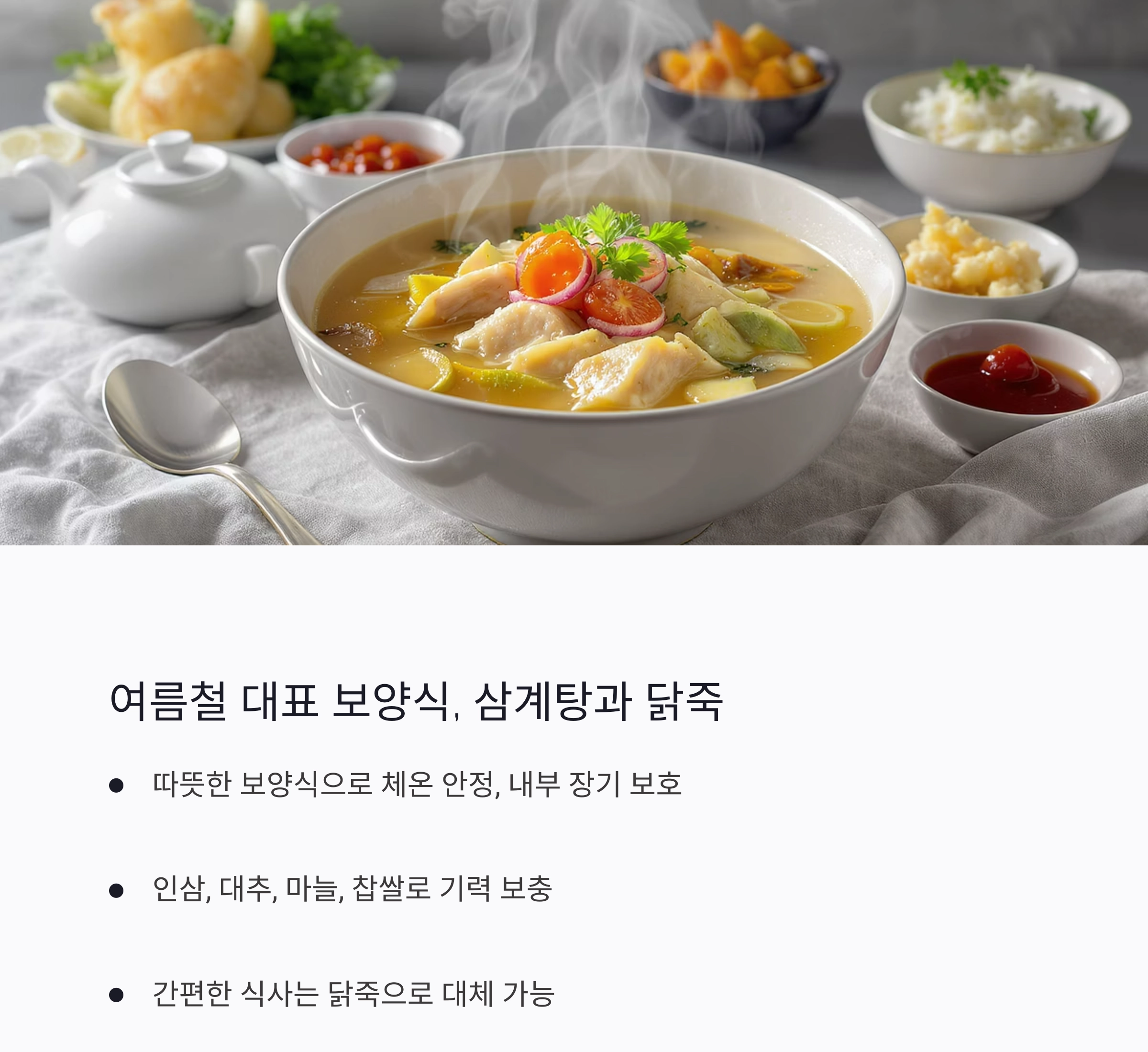 무더위 이기는 힘, 여름철 면역력 높이는 건강 식단 비법