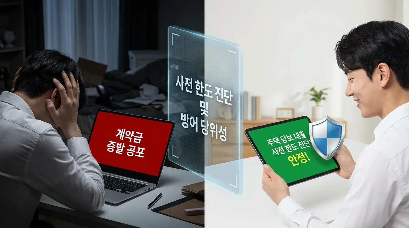 계약금 증발 공포 주택 담보 대출 사전 한도 진단 및 방어 당위성