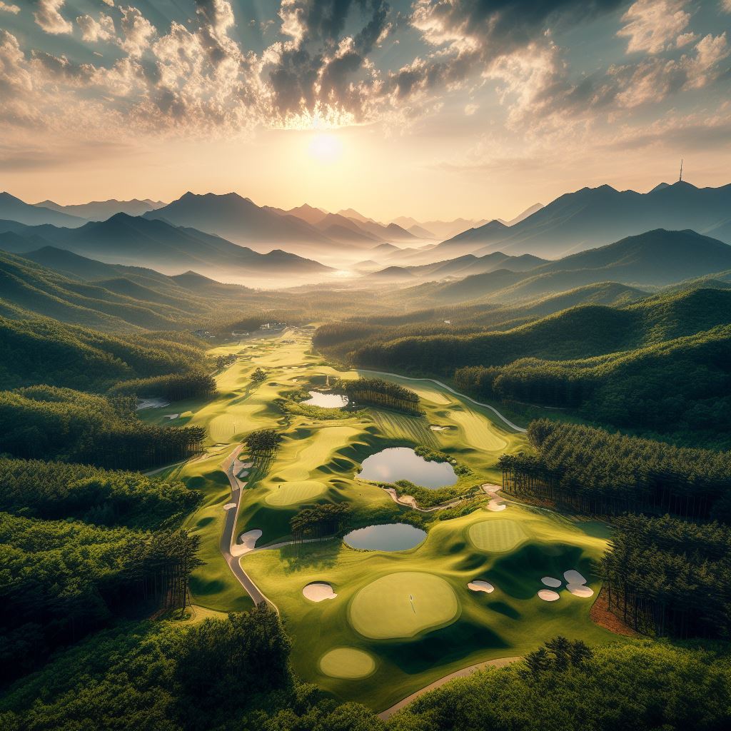 골프존카운티 안성H 골프장 전경