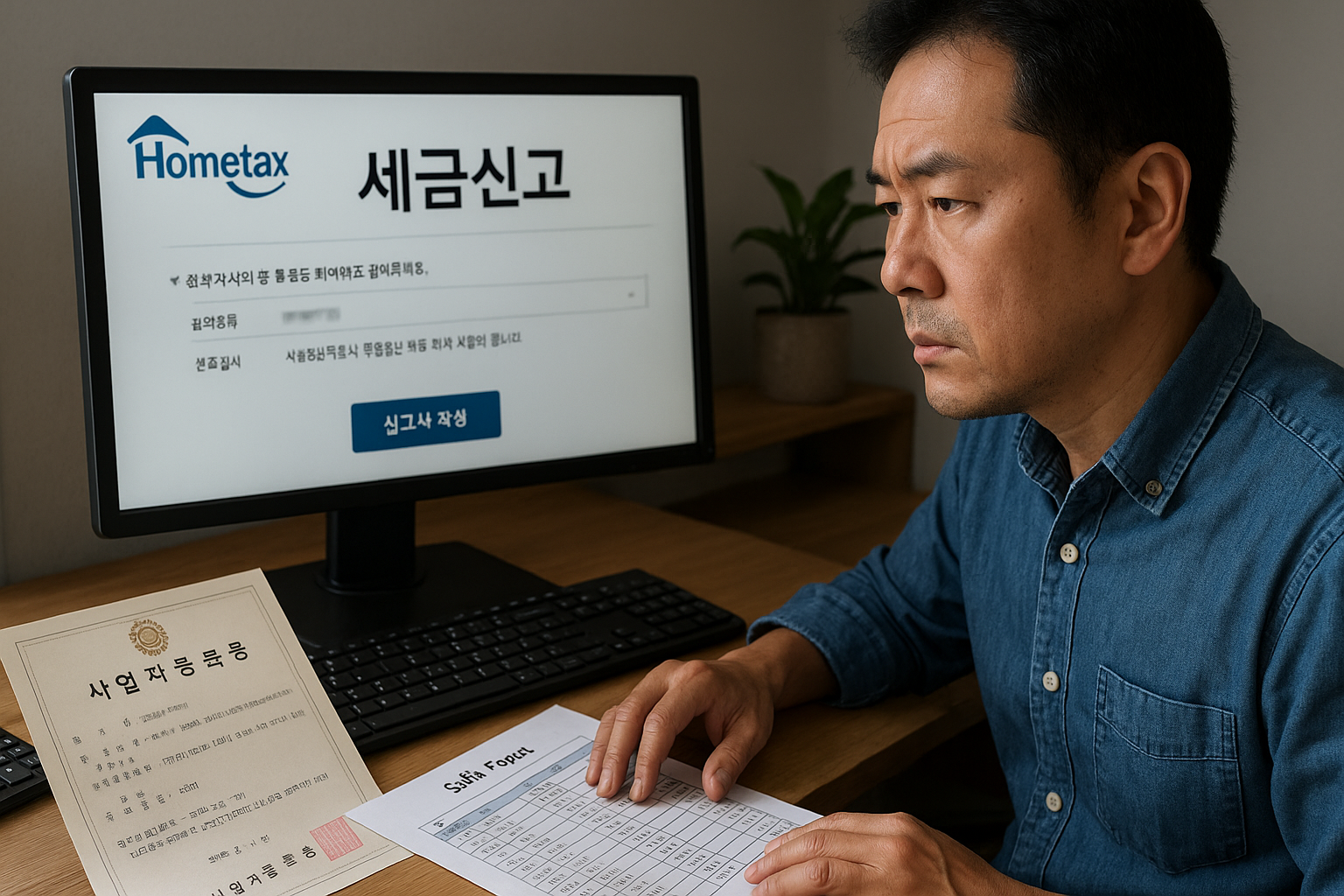 홈택스 세금신고