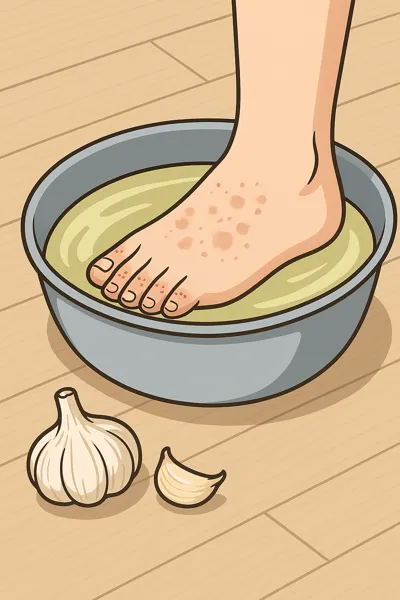 무좀 증상 완화 천연 요법 모습