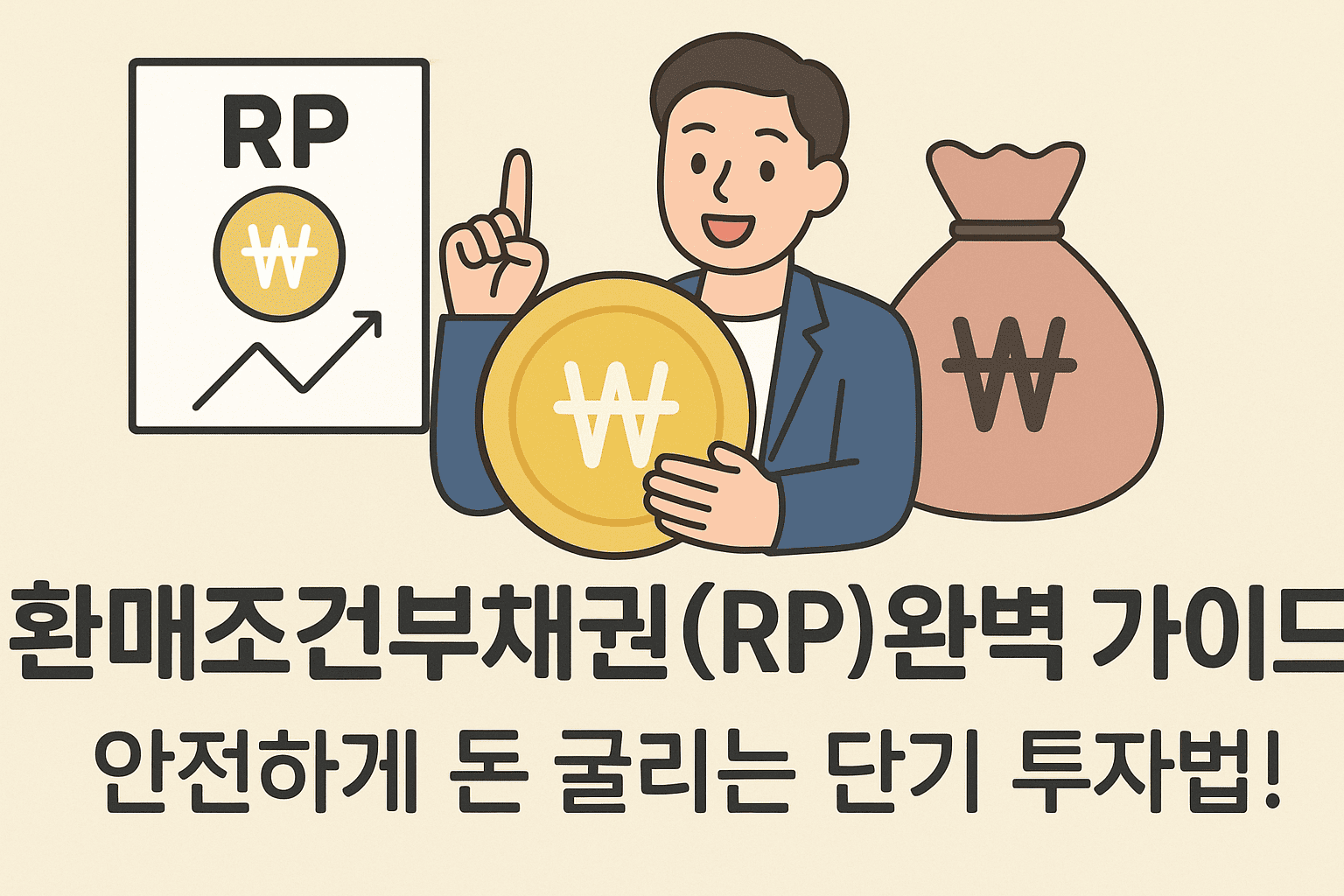환매조건부채권(RP) 완벽 가이드: 안전하게 돈 굴리는 단기 투자법!