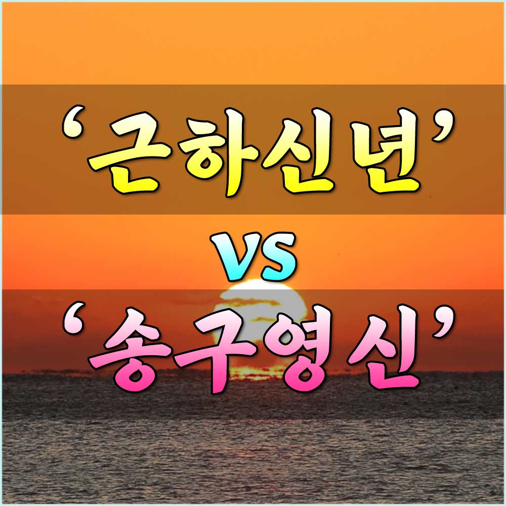 근하신년 송구영신