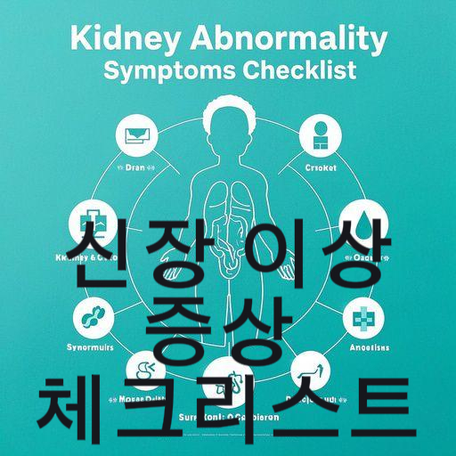 신장 이상 증상 체크리스트