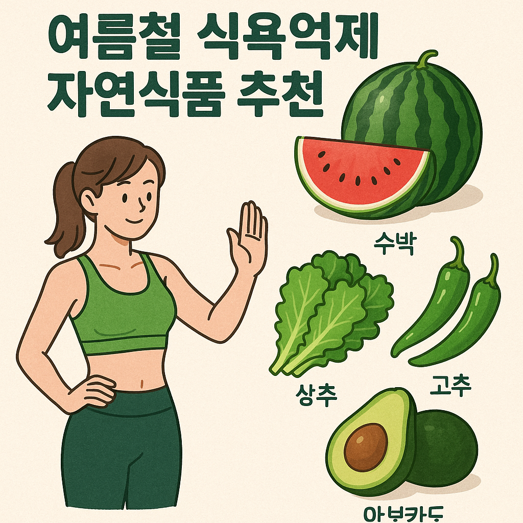 여름철 식욕억제 자연식품 추천