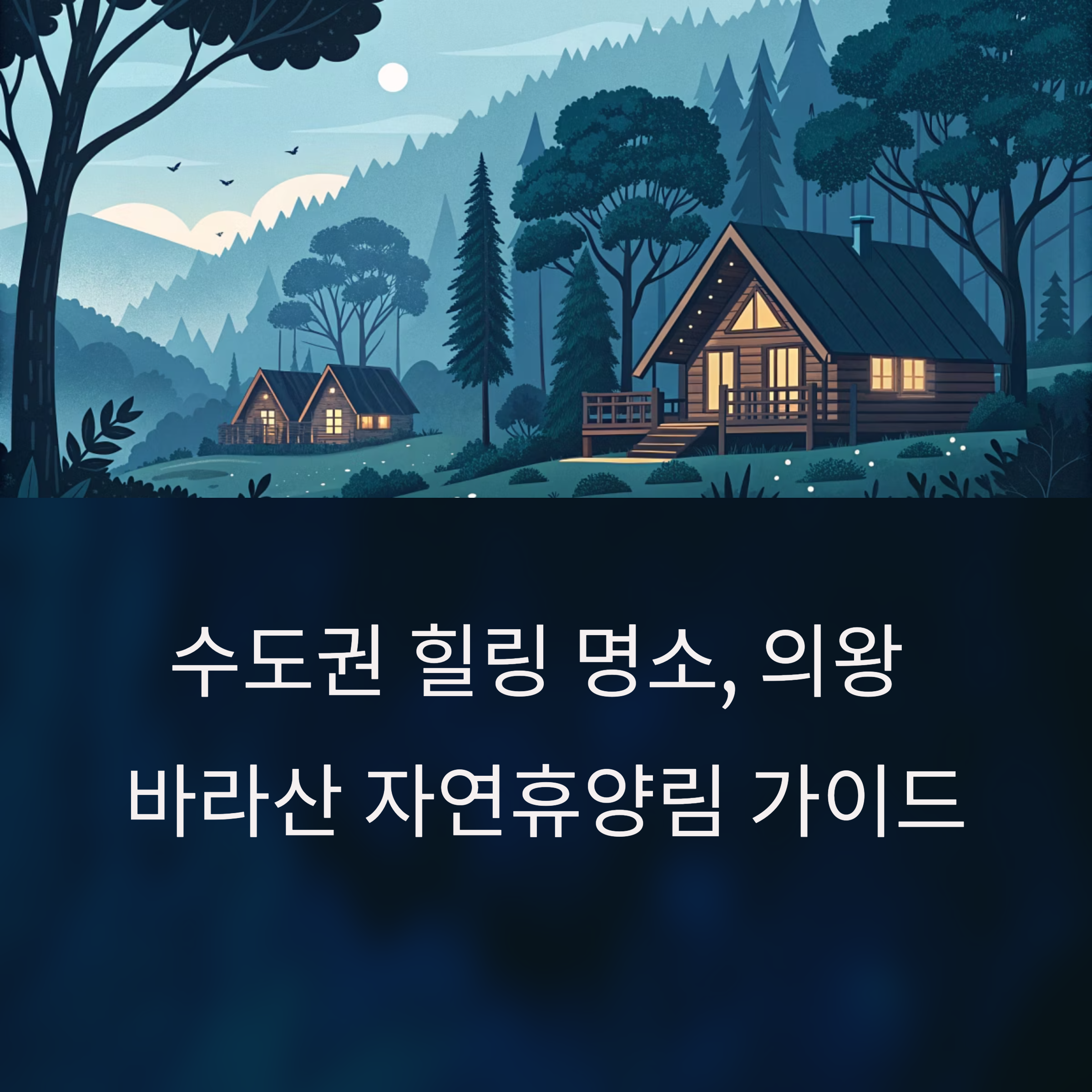 힐링이 필요할 땐 이곳! 의왕 바라산 자연휴양림 완벽 가이드