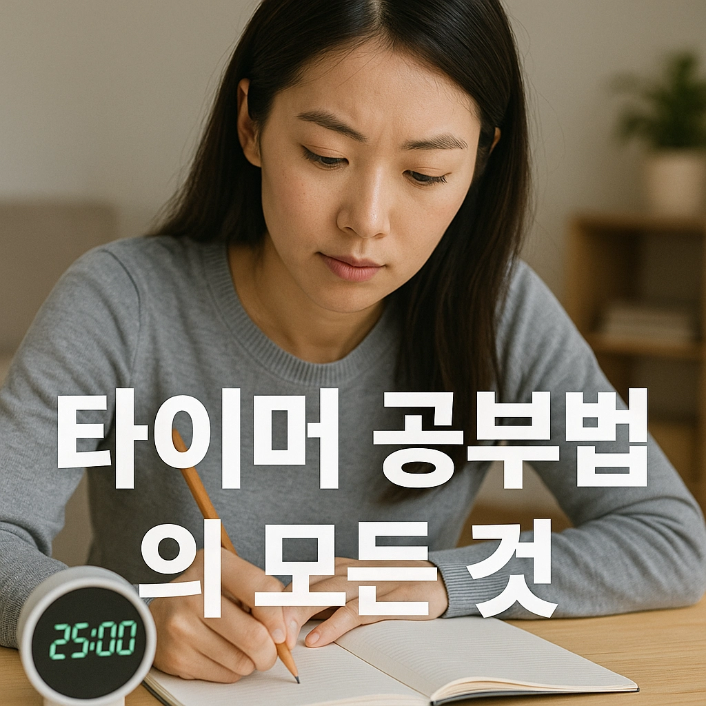 공부에 진짜 도움이 되는 타이머 공부법, 왜 요즘 다들 이걸 쓸까