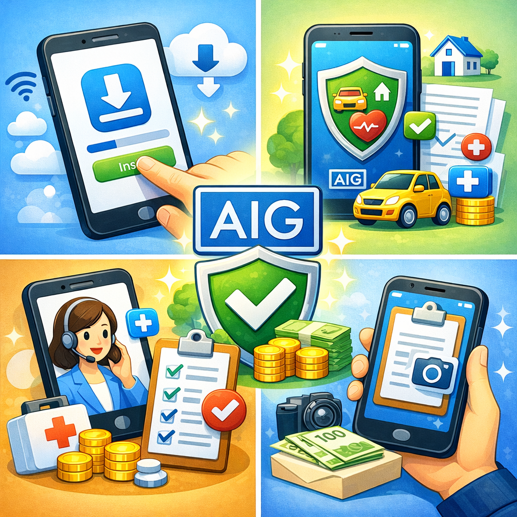 AIG 손해보험 앱 설치방법 총정리｜어플 다운로드부터 보험금 청구까지 관련 사진