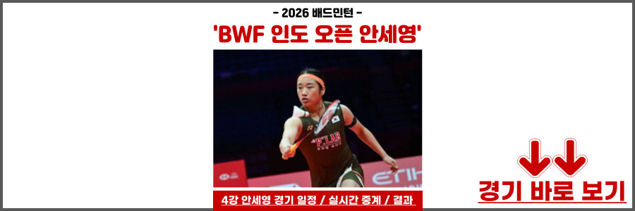 BWF 인도 오픈 2026