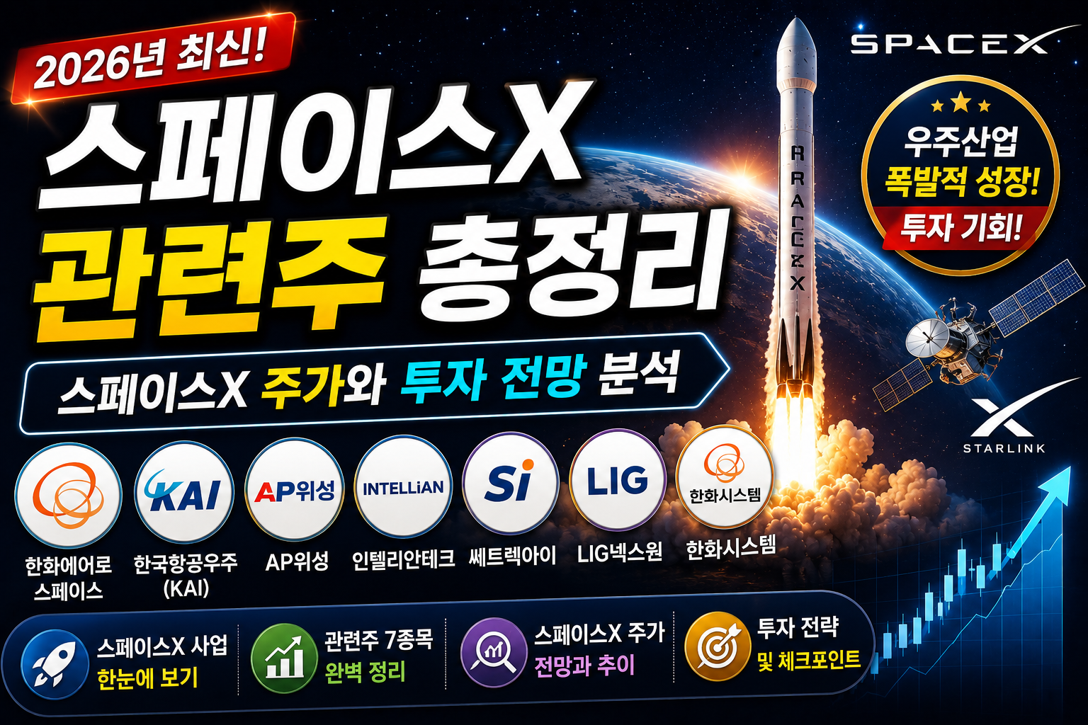 스페이스X 관련주 총정리