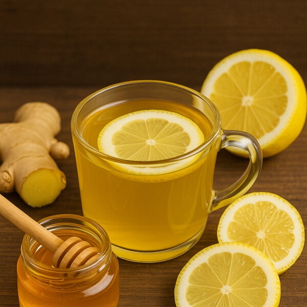 꿀생강레몬차