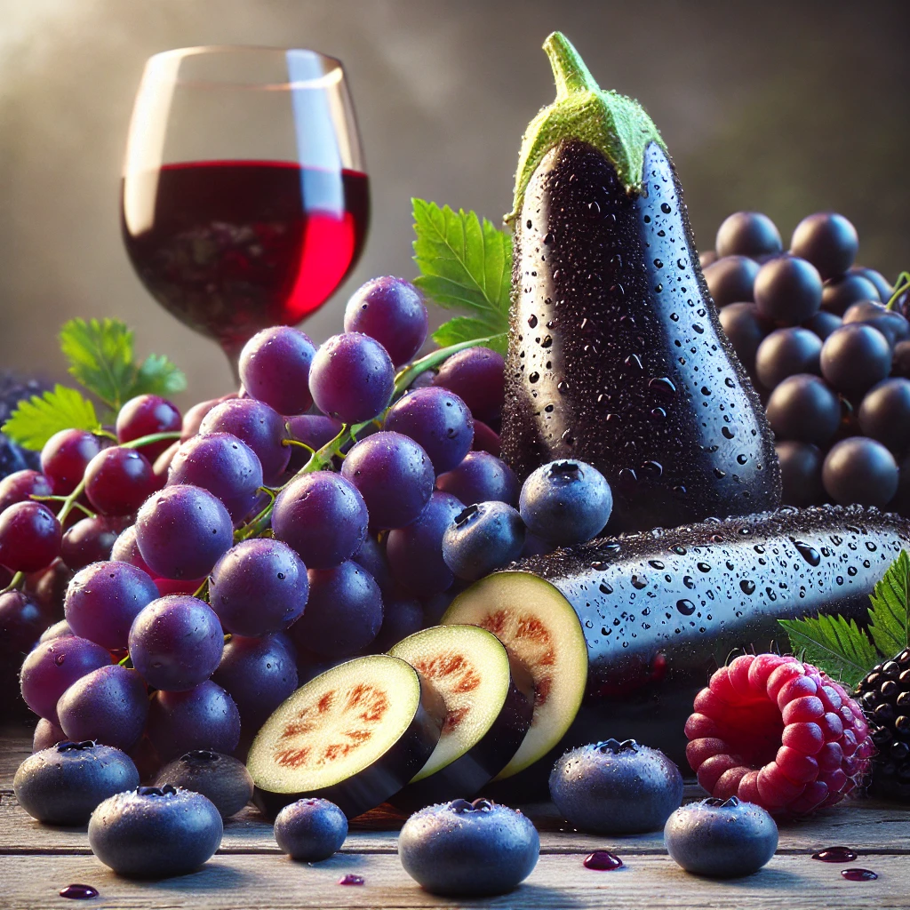 블루베리-가지-포도-복분자-와인