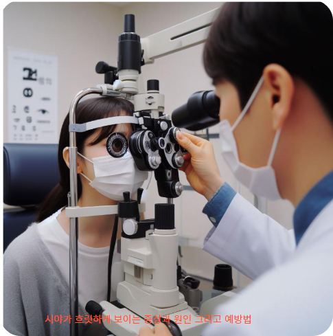 시야가 흐릿하게 보이는 증상과 원인 그리고 예방법