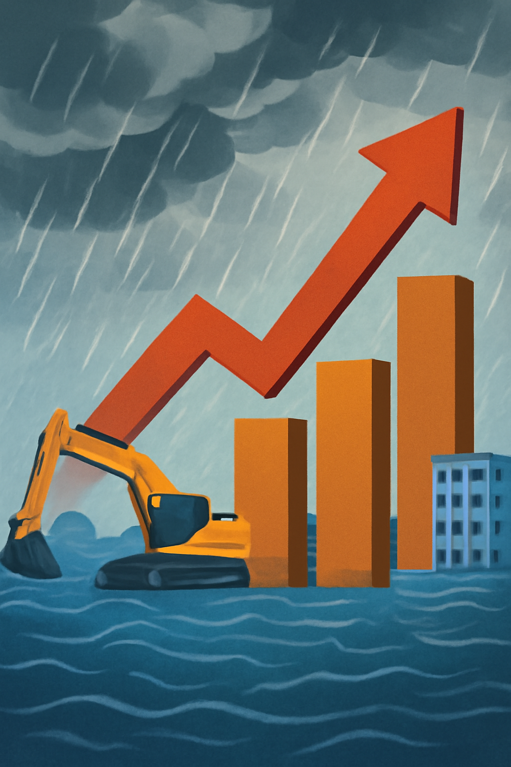 집중호우 발생 시 상승하는 주식종목 : 자연재해 관련 기업 주목 관련 사진