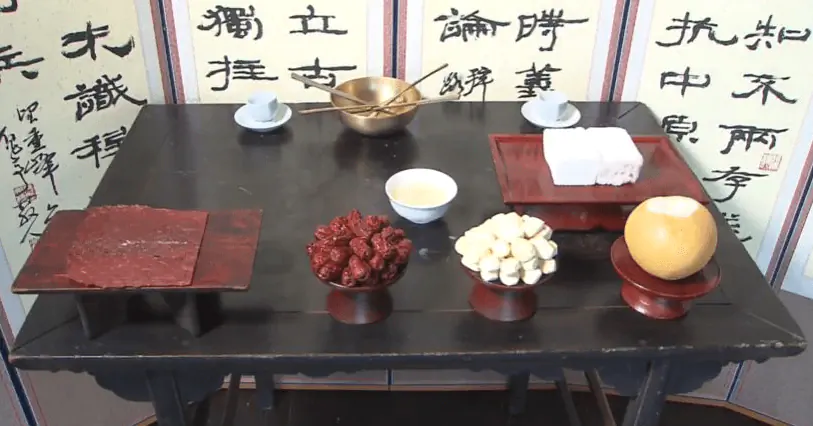 명재 윤증 종가집 차례상