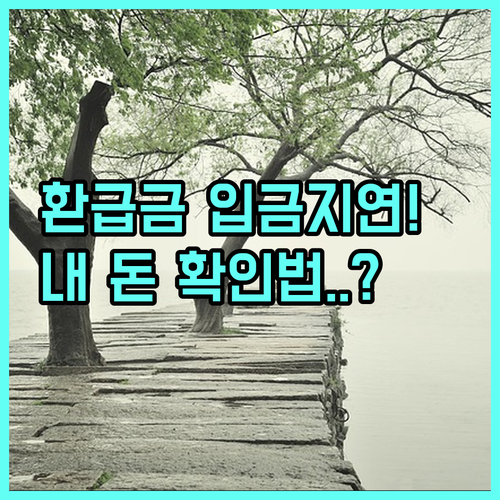 모두의 카드 환급금 입금 지연 이유 ..