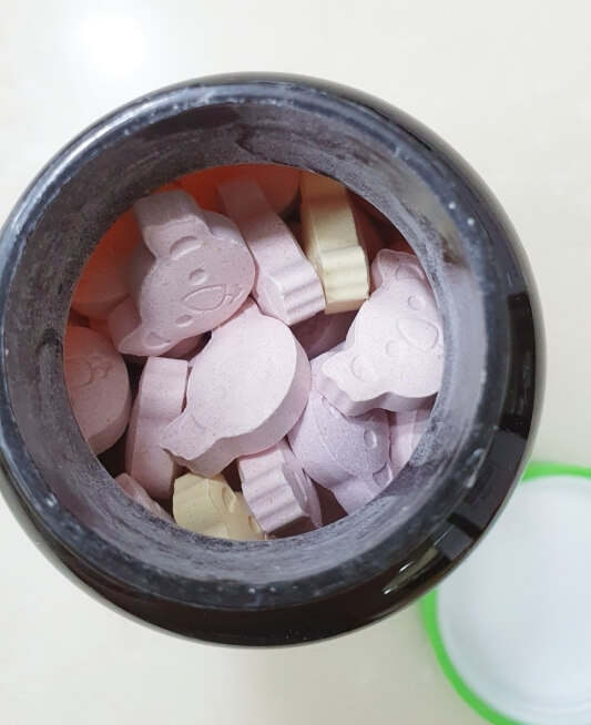 다양한 색의 캔디 사진