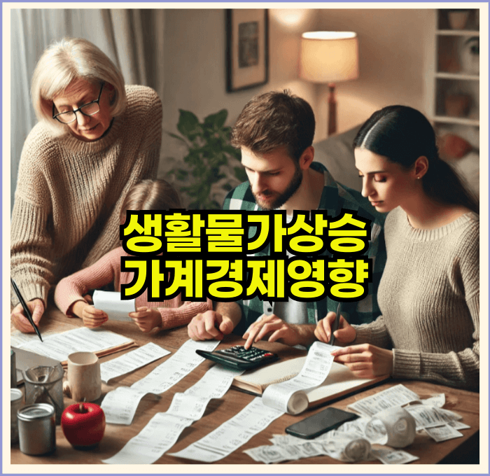 생활물가상승이가계경제에미치는영향
