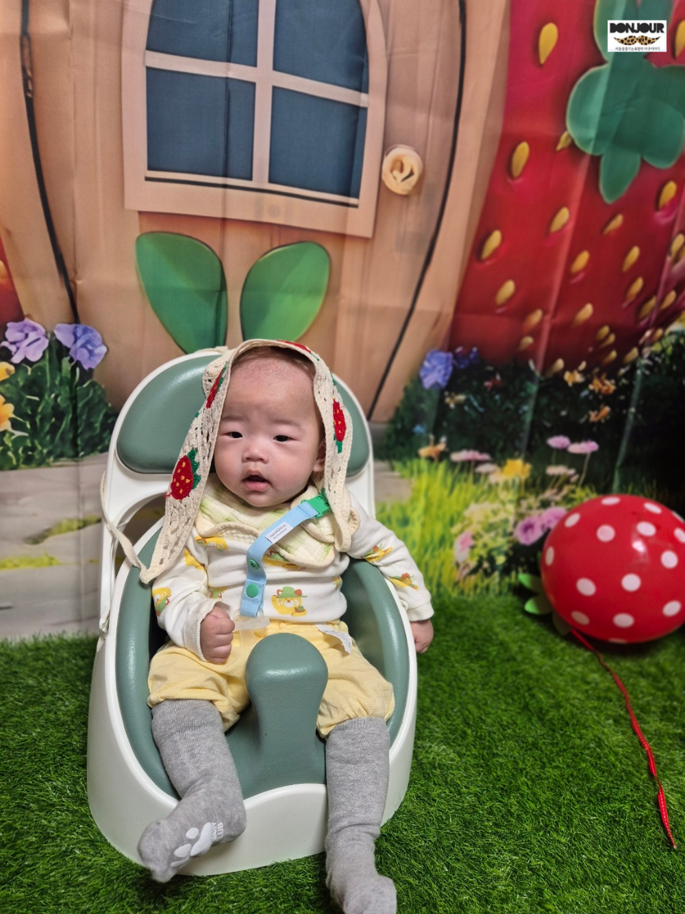 100일 된 아기가 어린이집에 입학하는 날