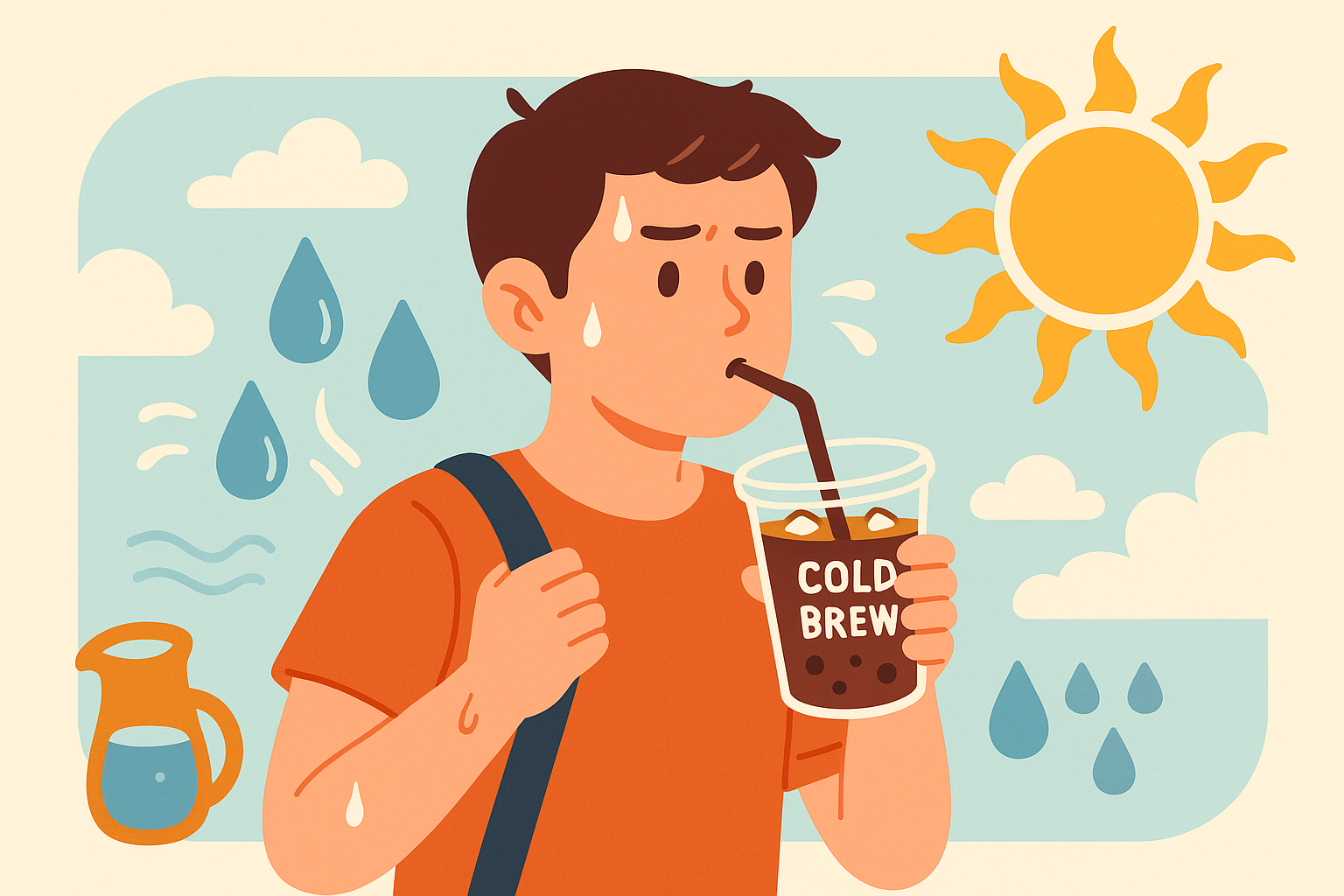 폭염여름철 아이스커피가 건강에 미치는 영향