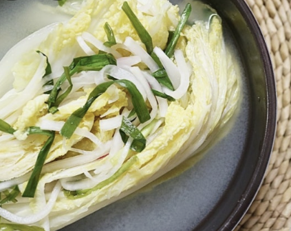 백김치 맛있게 담는법