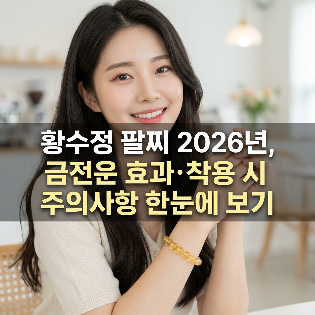 황수정 팔찌 2026년 | 금전운 효과·착용 시 주의사항 한눈에 보기