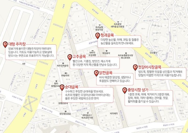 강원도속초 중앙시장 맛집 투어