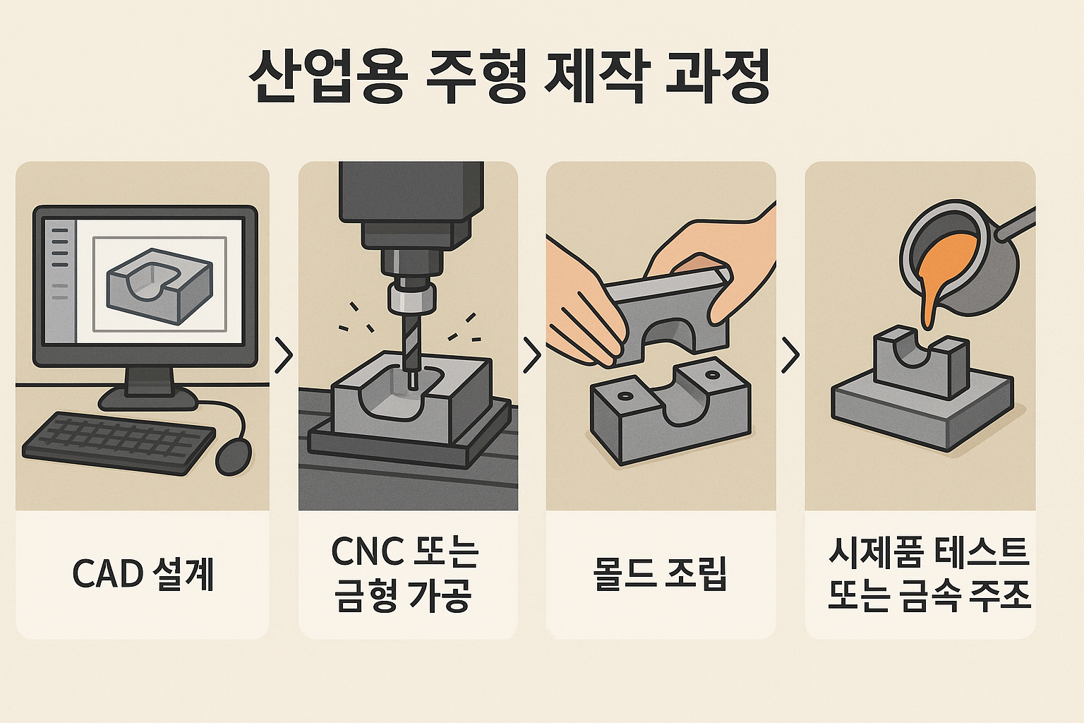 산업용 주형 제작법