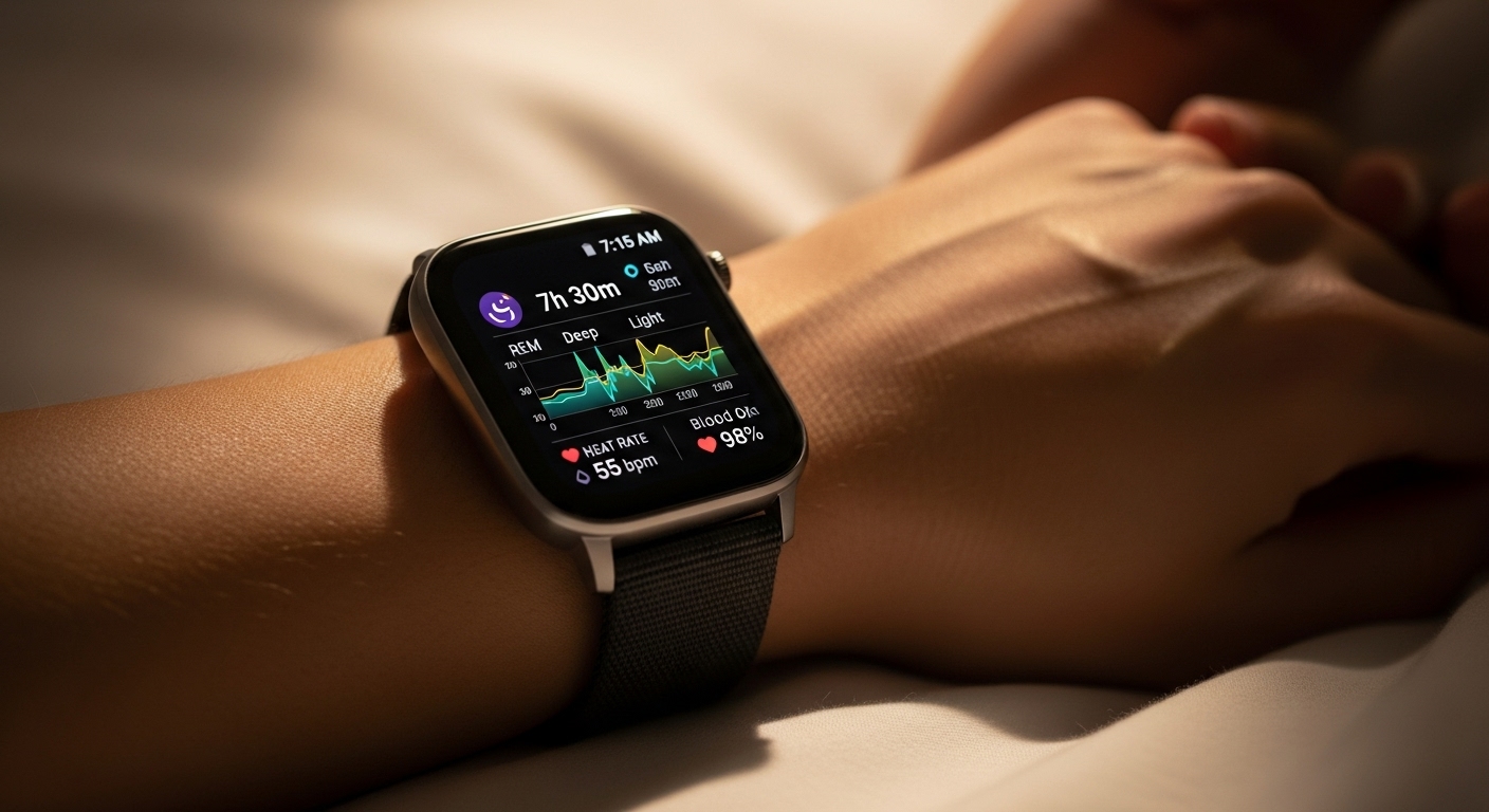 스마트워치로 수면상태확인