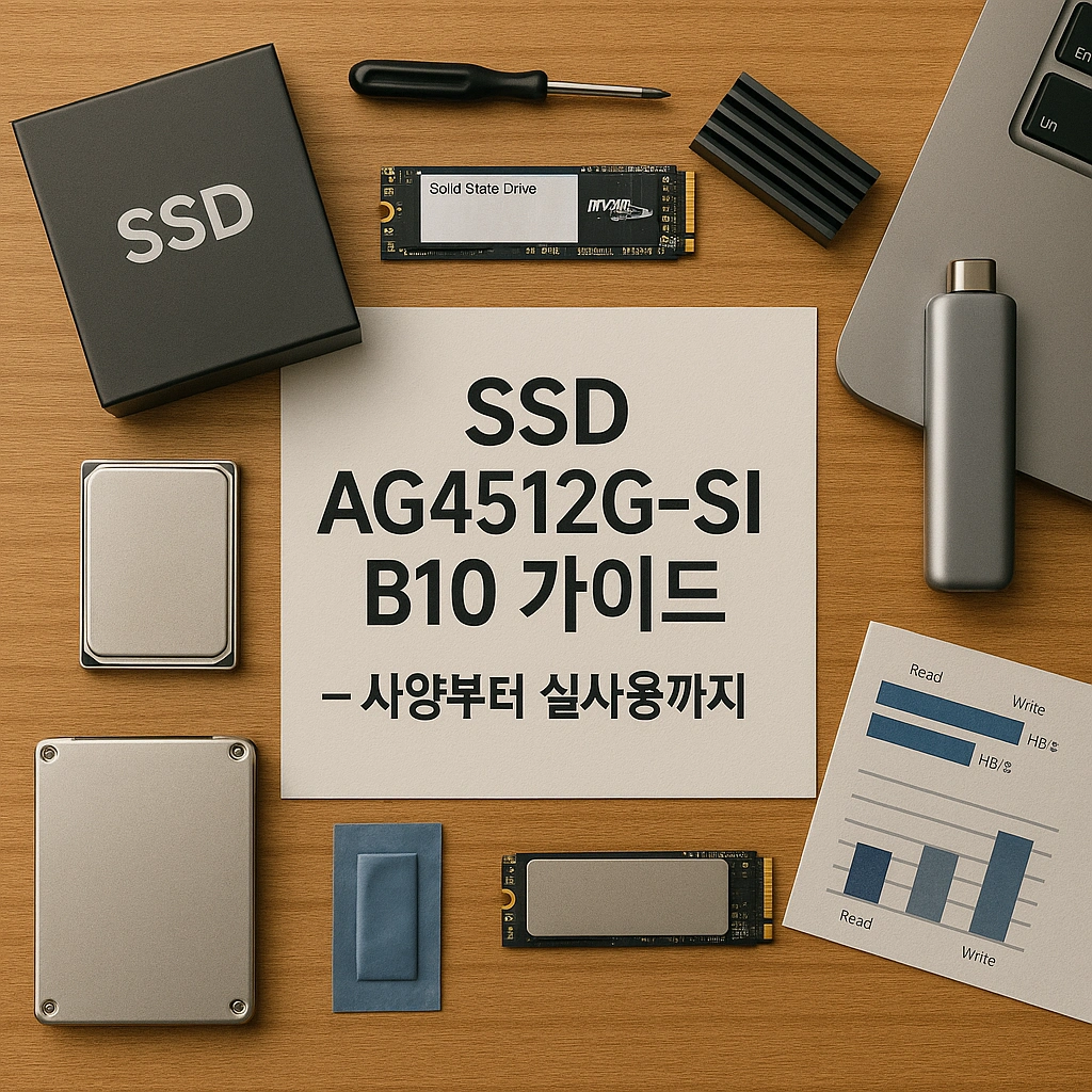 SSD AG4512G-SI B10 가이드 - 사양부터 실사용까지
