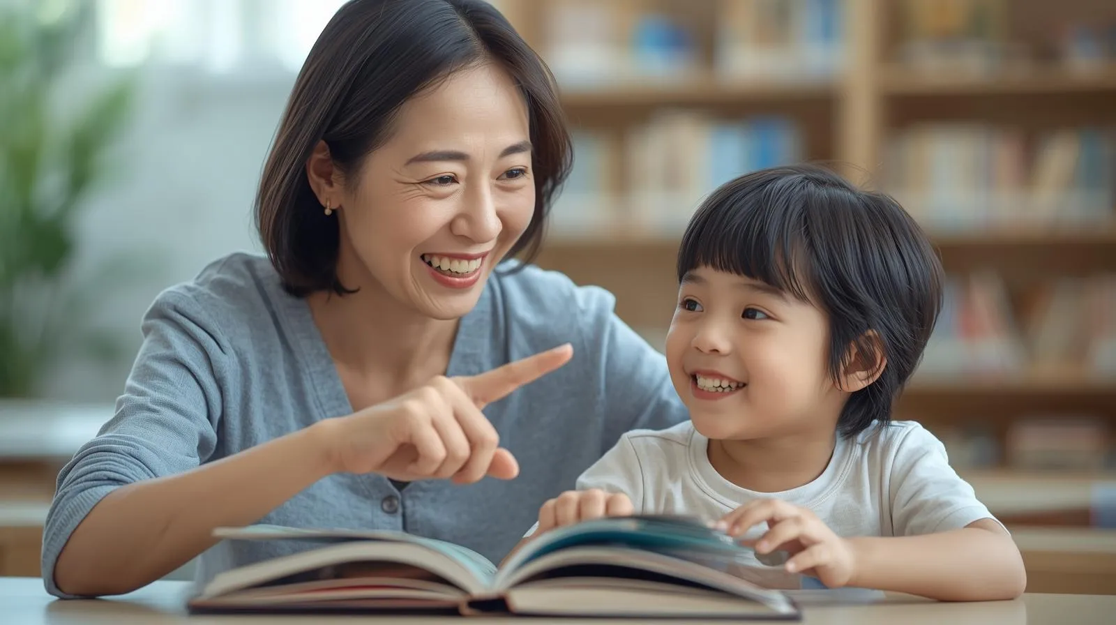 방과후 지도사 아이들 수업 장면 및 아동 독서 지도