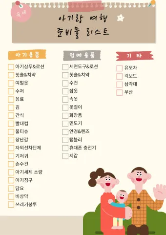 해외 여행 준비물 체크리스트 완벽정리_13