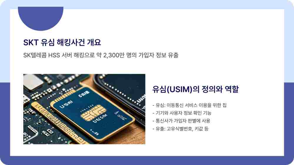SKT 유심 해킹 가입자 대처법 3가지 - 유심보호서비스 신청 esim 변경