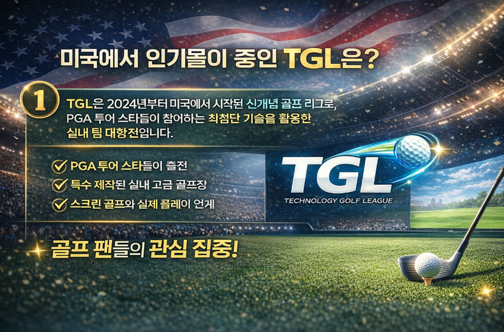미국 TGL 인기 폭발, 대체 뭐길래?