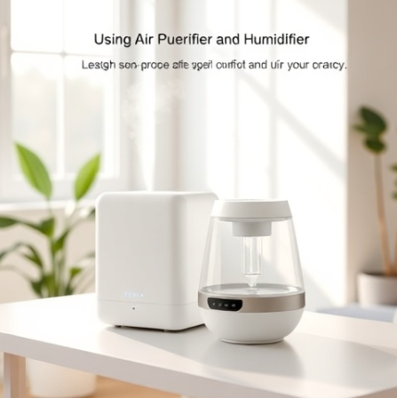 공기청정기 + 가습기 병행