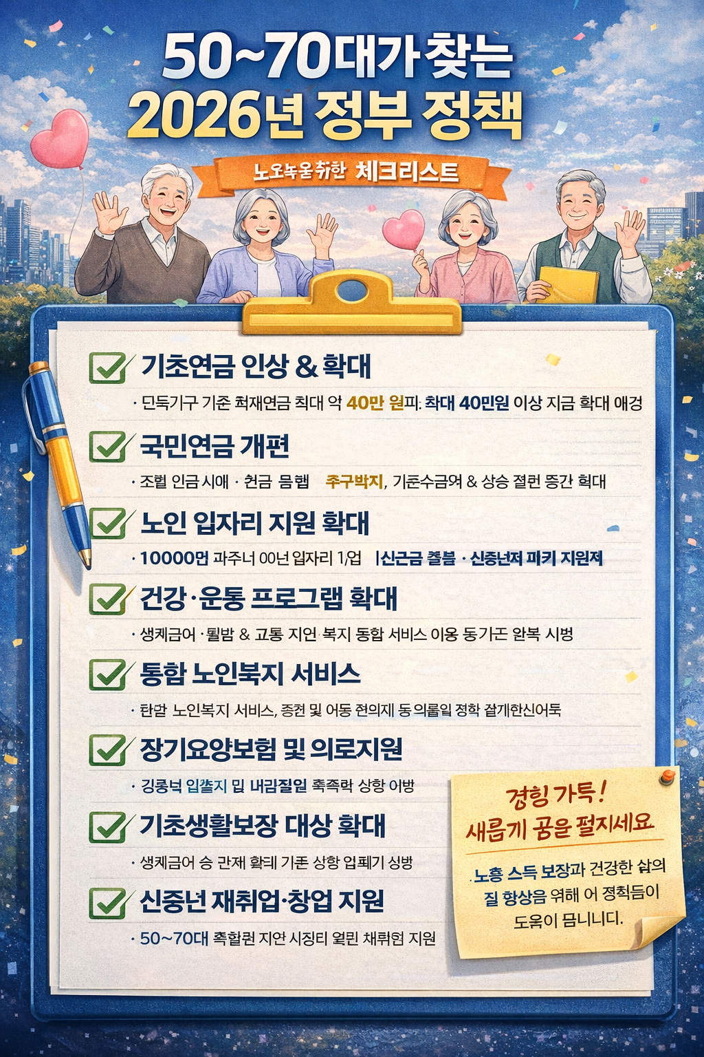 2026년 기초연금 인상 &amp; 확대 지원 