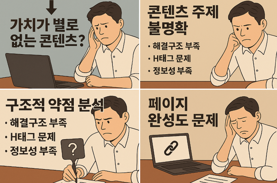 애드센스 가치 부족 평가를 확인하는 썸네일