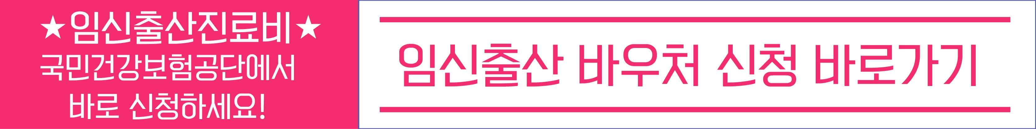 임신출산바우처신청 바로가기