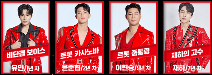 현역가왕2 출연진